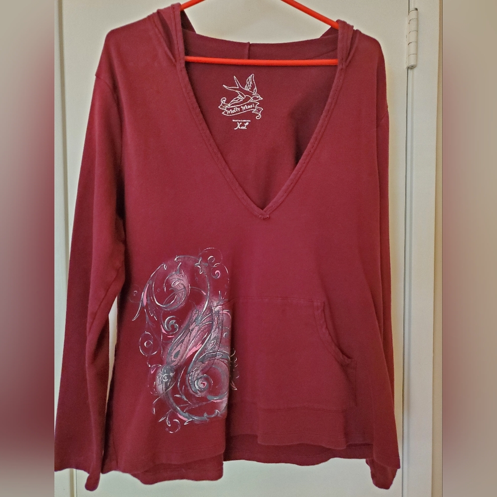 Women's Long sleeve hooded sweatshirt